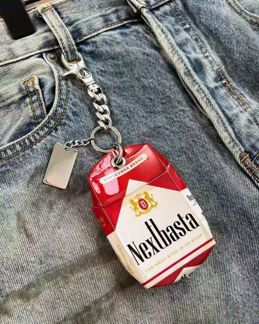 Cigarette Box Clasp Charm & Portable Ashtray