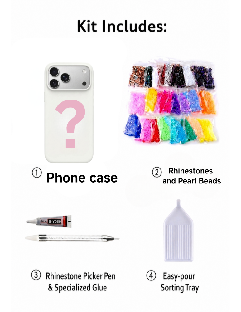 Evil Eye DIY Bedazzle Phone Case Kit