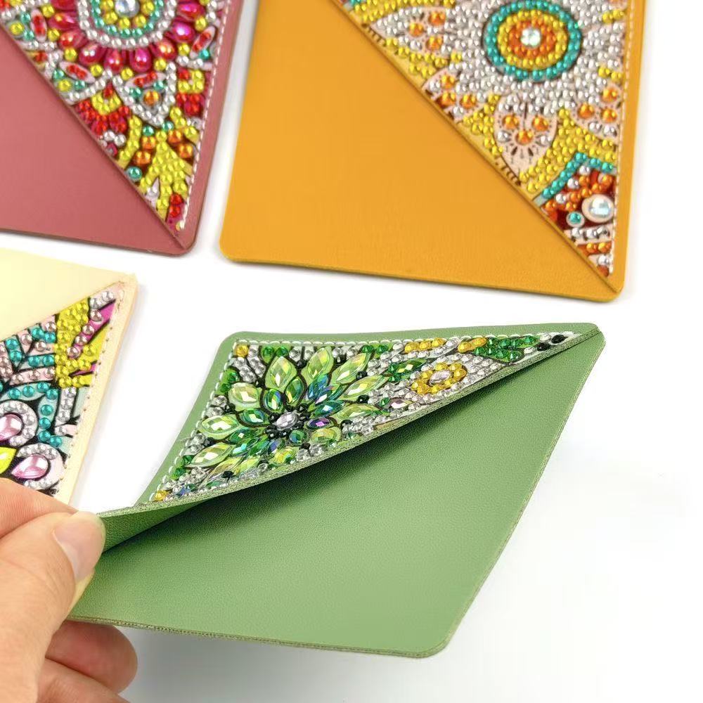 DIY Diamond Painting Corner Bookmark Kit (4pcs)