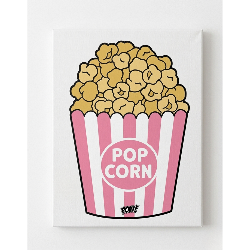 Popcorn Rhinestone Canvas Art Kit