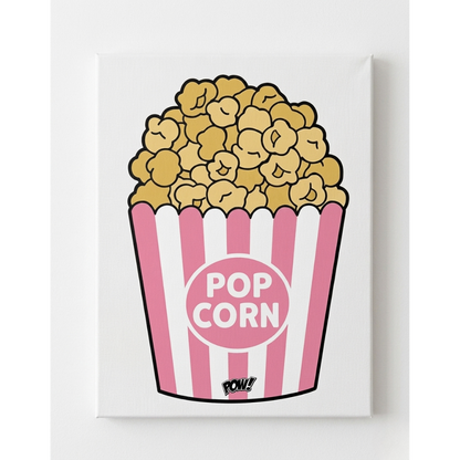 Popcorn Rhinestone Canvas Art Kit