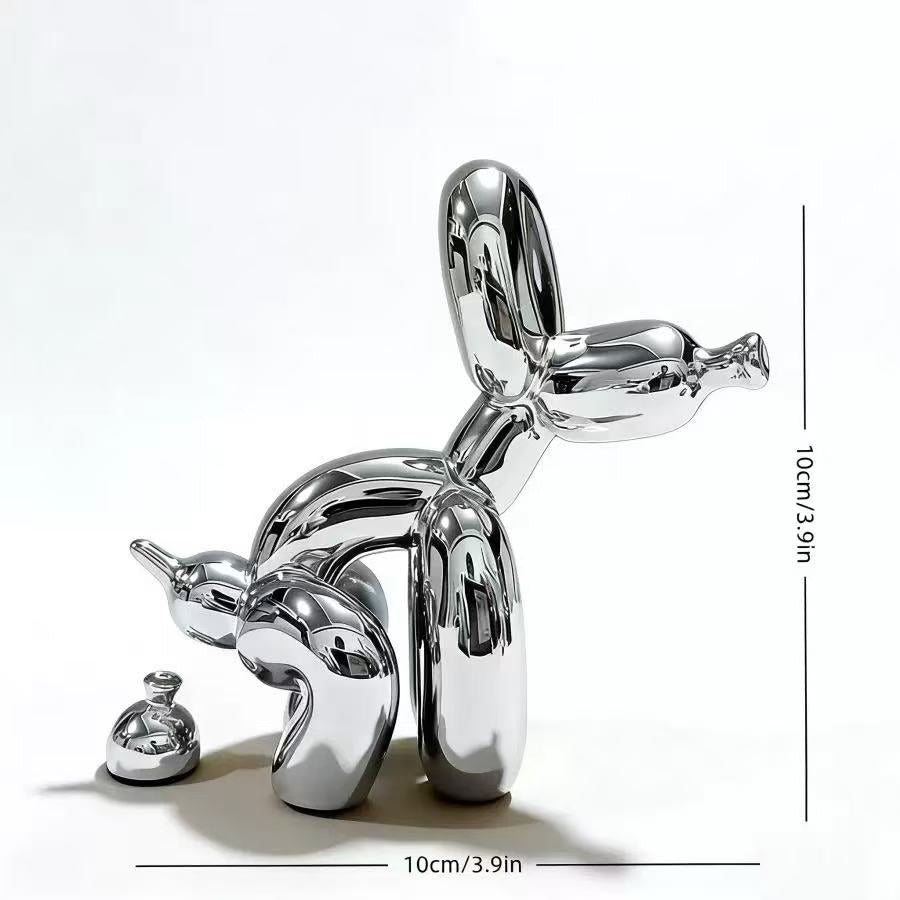 DIY Rhinestone Pooping Balloon Dog Craft Kit Decor Figurine