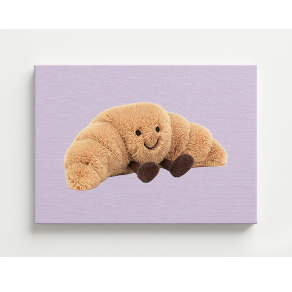Jellycat Croissant Rhinestone Canvas Art Kit