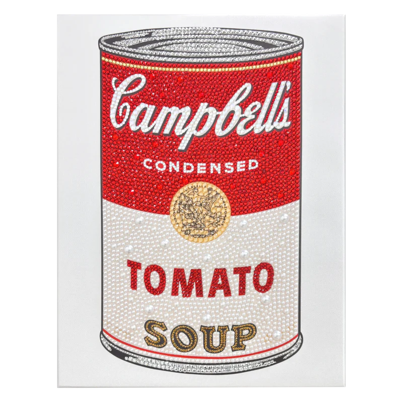 Campbell's Soup Can Rhinestone Canvas Art Kit