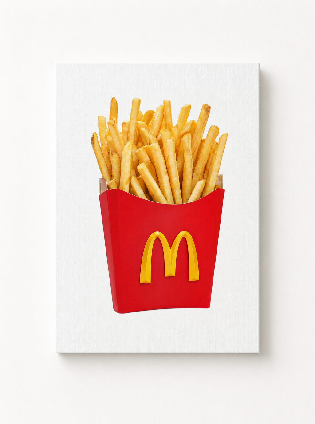 French Fries Rhinestone Canvas Art Kit (Red)