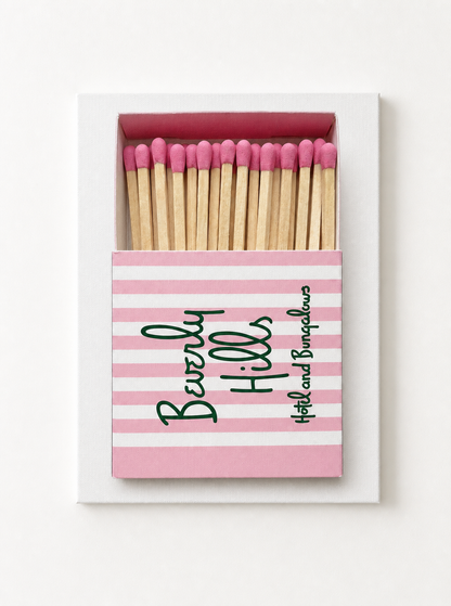 Beverly Hills Hotel Pink Matchbox Rhinestone Canvas Art Kit
