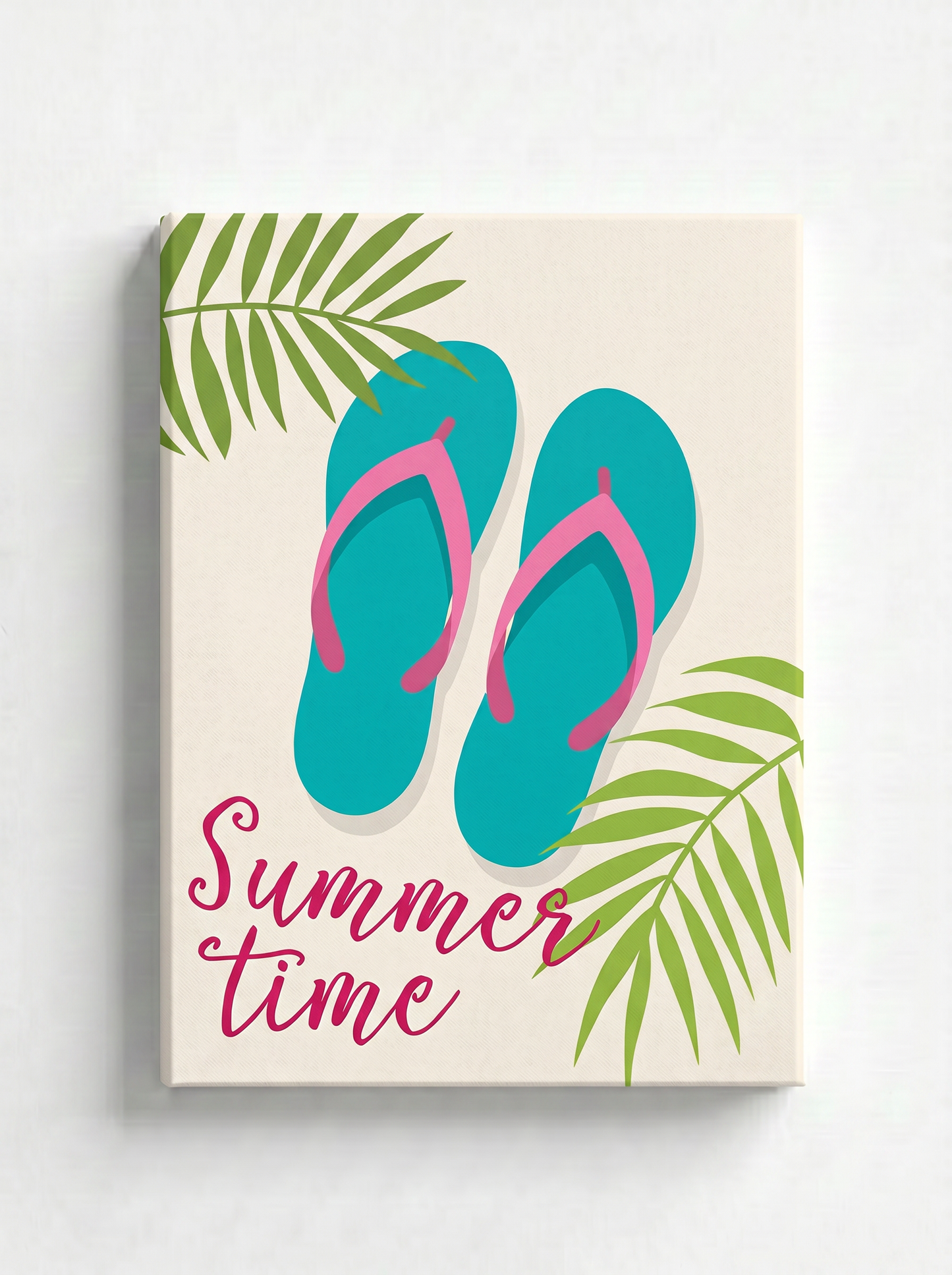 Summer Time Rhinestone Canvas Art Kit