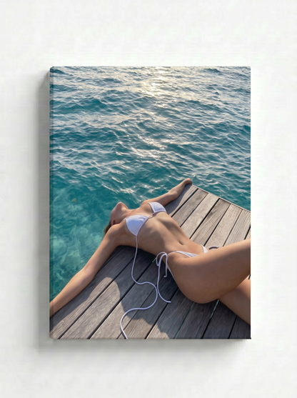Hot Girl Summer Rhinestone Canvas Art Kit