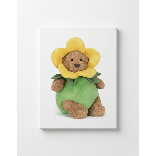 Jellycat Sunflower Bear Rhinestone Canvas Art Kit