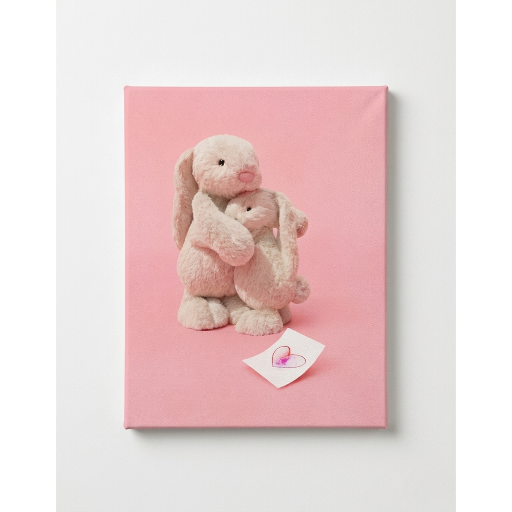 Jellycat Bunny Warmest Hug Rhinestone Canvas Art Kit (Mother's Day Edition)
