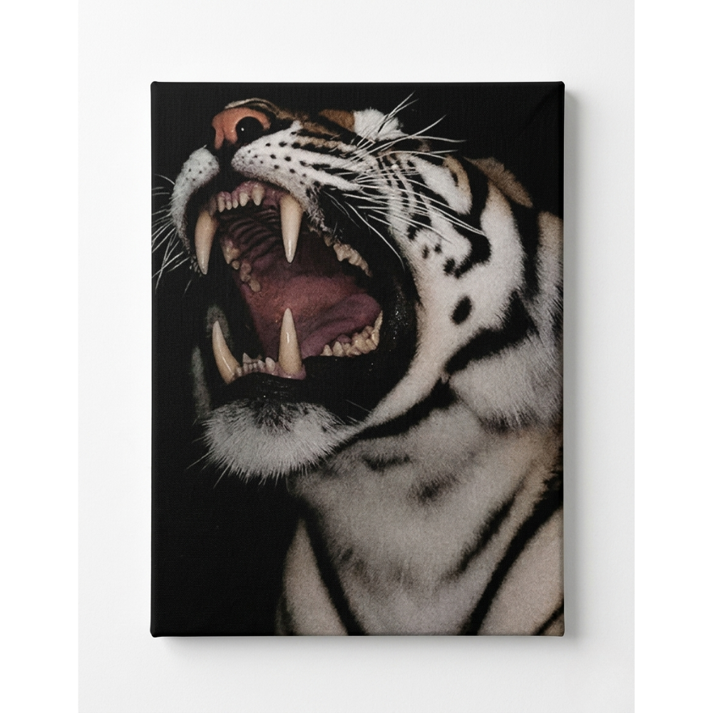 Tiger Rhinestone Canvas Art Kit