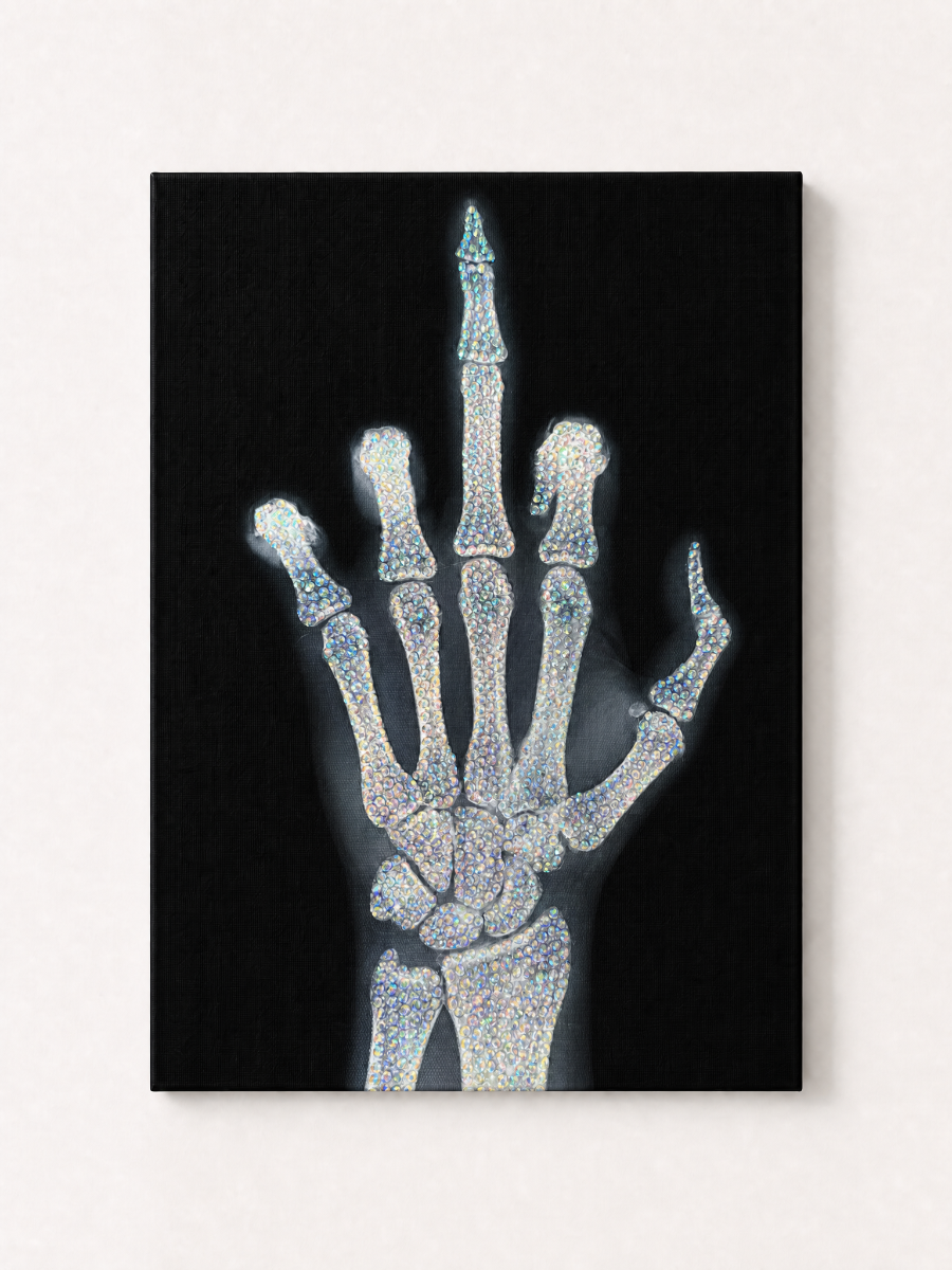 Baddie X-Ray Attitude Rhinestone Canvas Art Kit