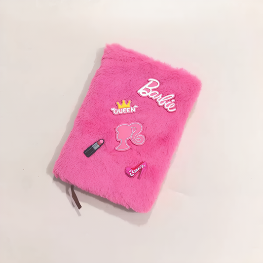 Barbiecore Fluffy Journal
