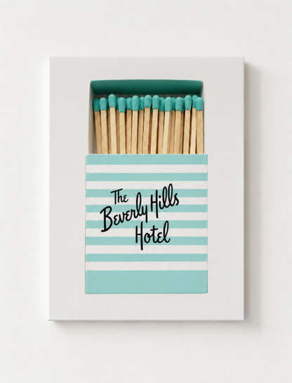 Beverly Hills Hotel Green Matchbox Rhinestone Canvas Art Kit