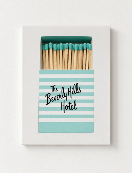 Beverly Hills Hotel Green Matchbox Rhinestone Canvas Art Kit
