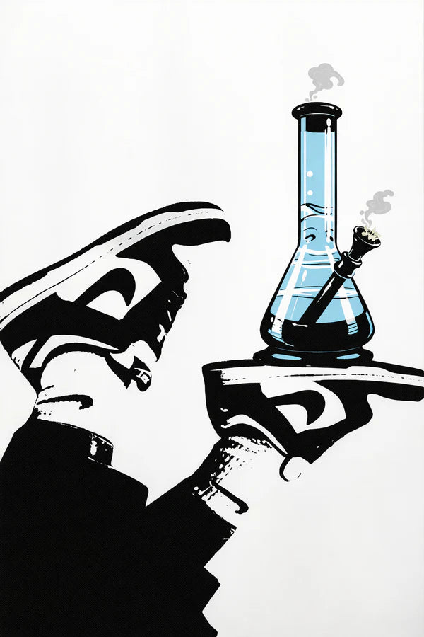 Black Jordan bong Rhinestone Canvas Art Kit