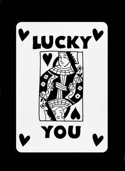 Lucky you Rhinestone Canvas Art Kit