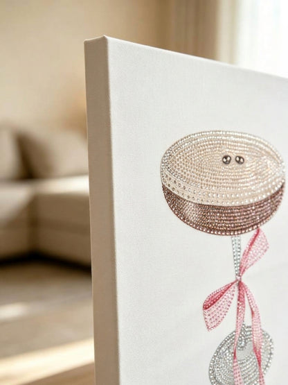 Bow Espresso Martini Diamond Painting Kit