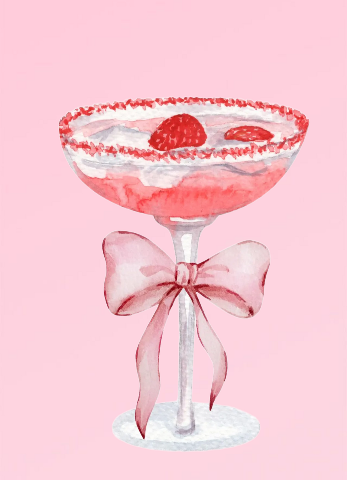 Christmas Martini Rhinestone Canvas Art Kit