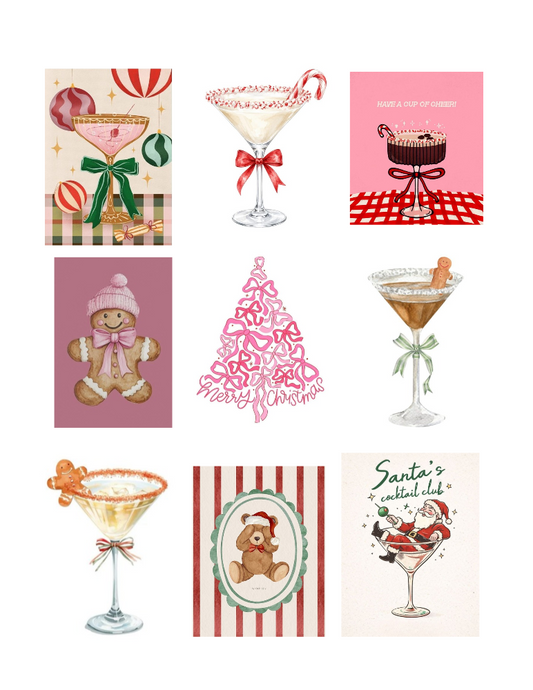 Christmas Rhinestone Canvas Mystery Kit