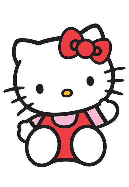 Classic Kitty Rhinestone Canvas Art Kit