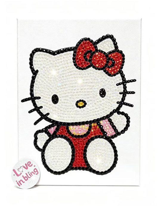 Classic Hello Kitty Rhinestone Canvas Art Kit