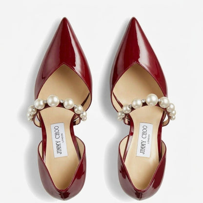 Kit de arte de lienzo de tacones altos de perlas y pedrería Jimmy Choo DIY