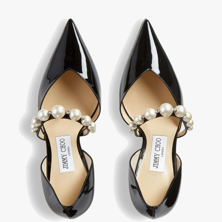 Kit de arte de lienzo de tacones altos de perlas y pedrería Jimmy Choo DIY