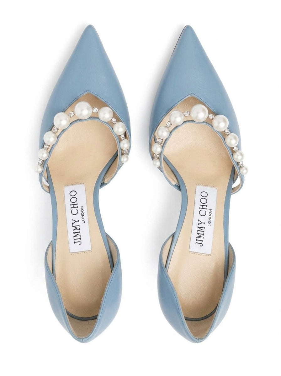 Kit de arte de lienzo de tacones altos de perlas y pedrería Jimmy Choo DIY