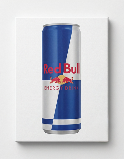DIY Red Bull Rhinestone Canvas Art Kit