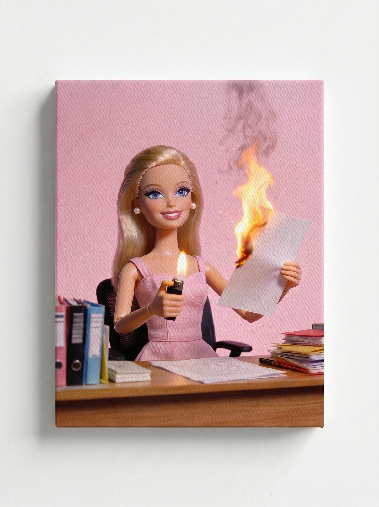 Drama Barbie Rhinestone Canvas Art Kit