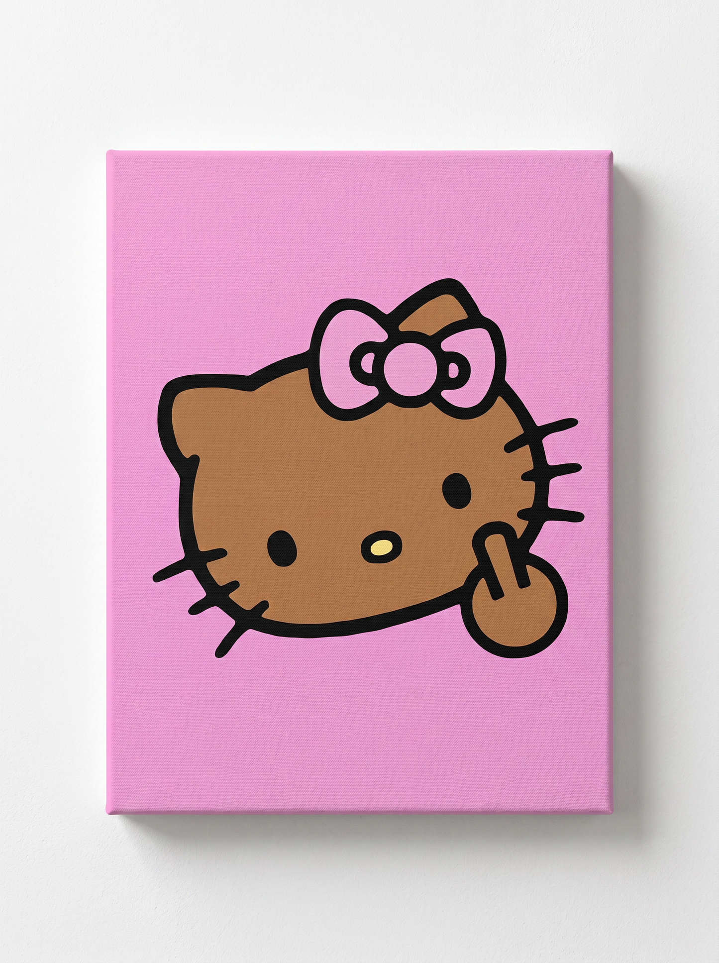 Sassy Tan Kitty Rhinestone Canvas Art Kit