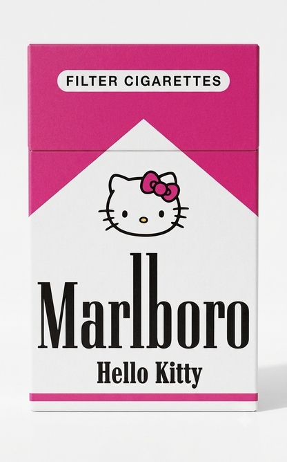 Hello Kitty Cigarette Rhinestone Canvas Art Kit