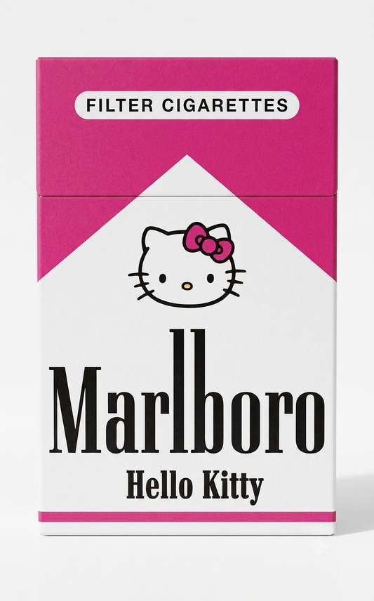Hello Kitty Cigarette Rhinestone Canvas Art Kit