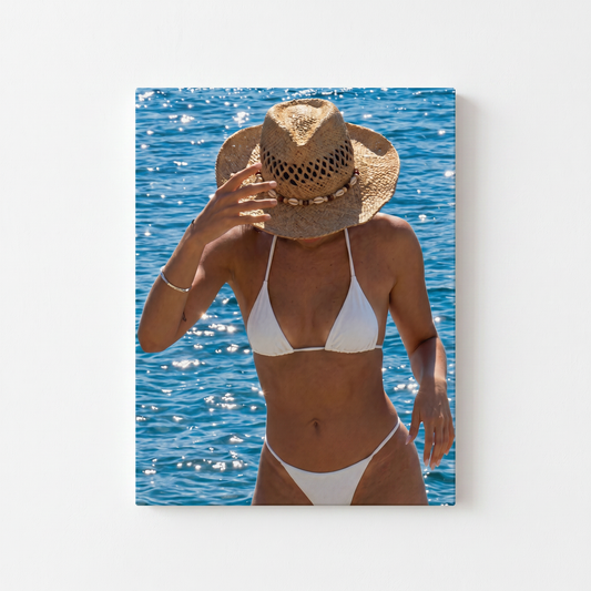 Beach Vacay Rhinestone Canvas Art Kit