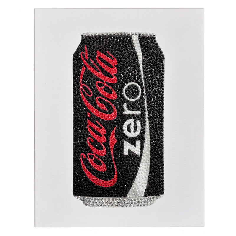 Zero Coke Rhinestone Canvas Art Kit