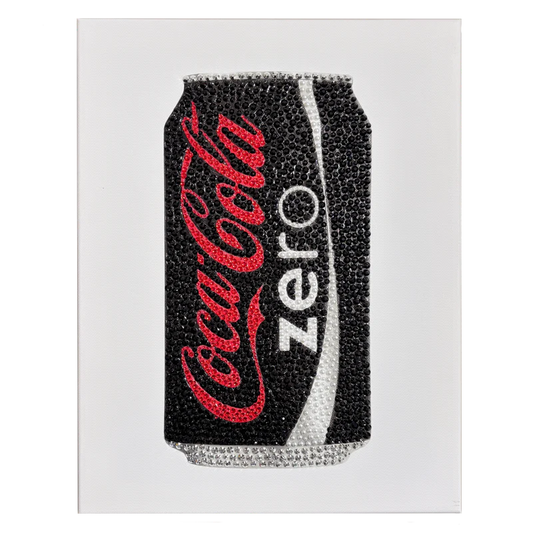 Zero Coke Rhinestone Canvas Art Kit