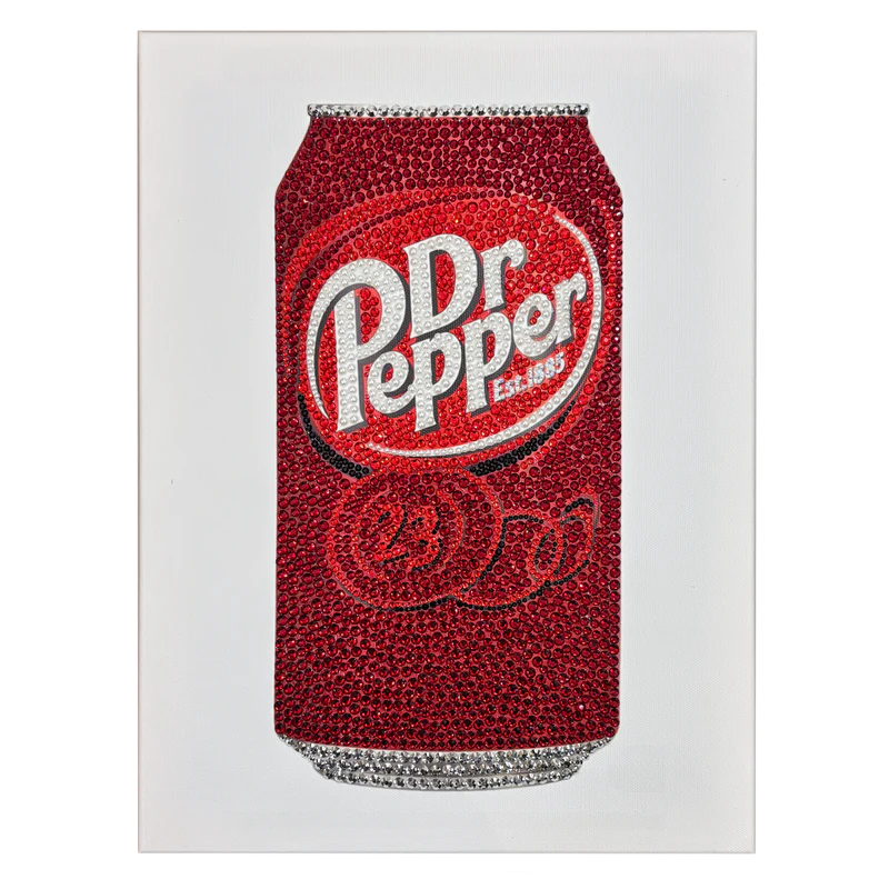 Dr Pepper Rhinestone Canvas Art Kit