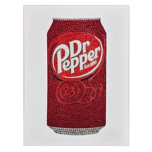 Dr Pepper Rhinestone Canvas Art Kit