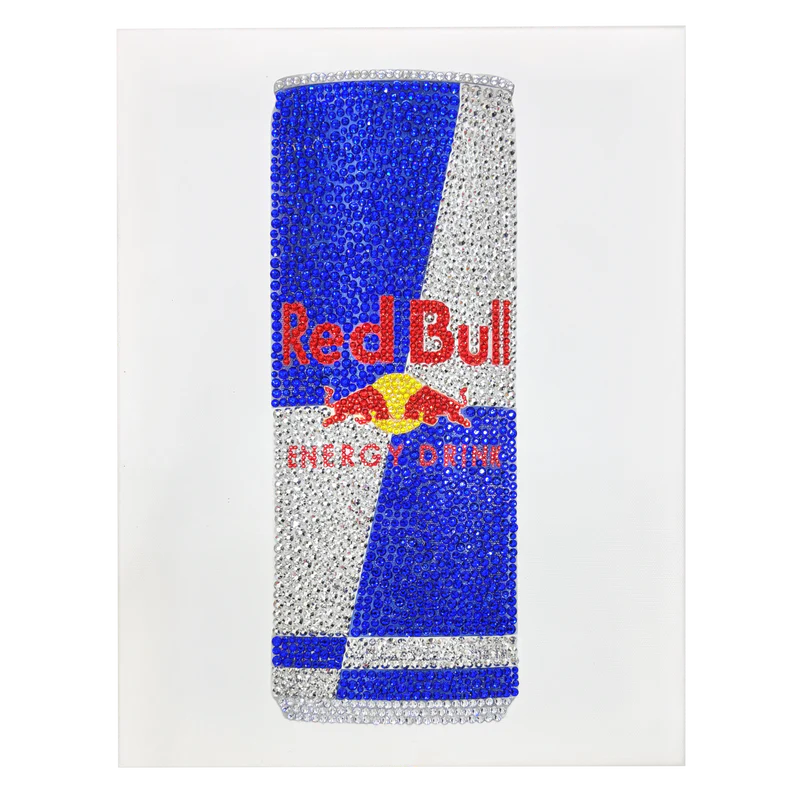 DIY Red Bull Rhinestone Canvas Art Kit