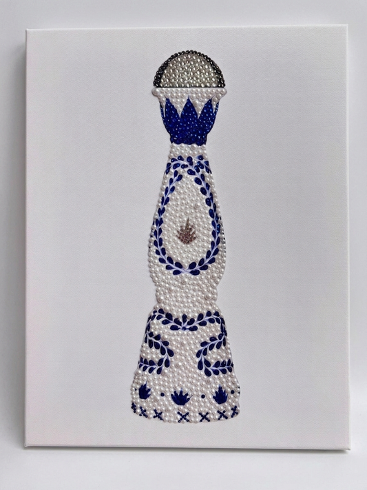 Clase Azul Tequila Rhinestone Canvas Art Kit