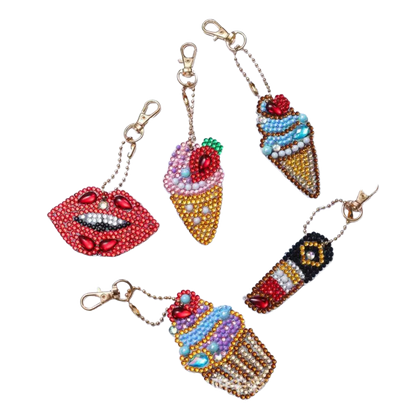 DIY Diamond Painting key chain Kit (5pcs)