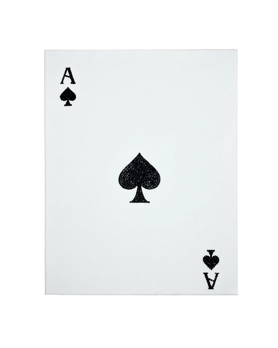 Ace of spades Rhinestone Canvas Art Kit