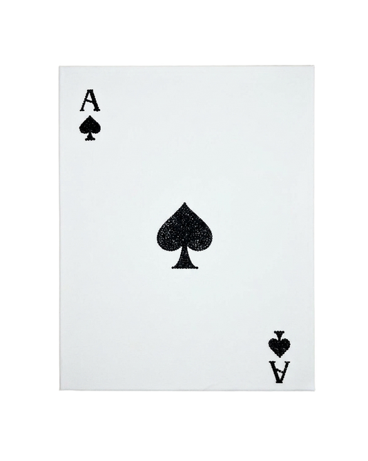 Ace of spades Rhinestone Canvas Art Kit