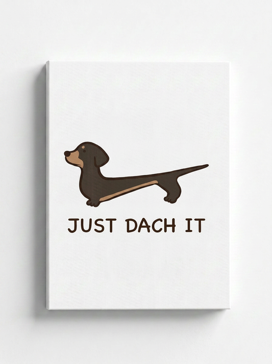 Just Dach It Rhinestone Canvas Art Kit
