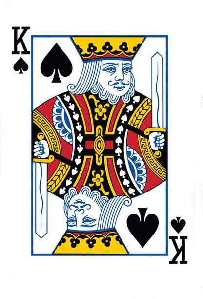 King card Rhinestone Canvas Art Kit