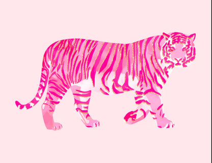 Tiger Rhinestone Canvas Art Kit