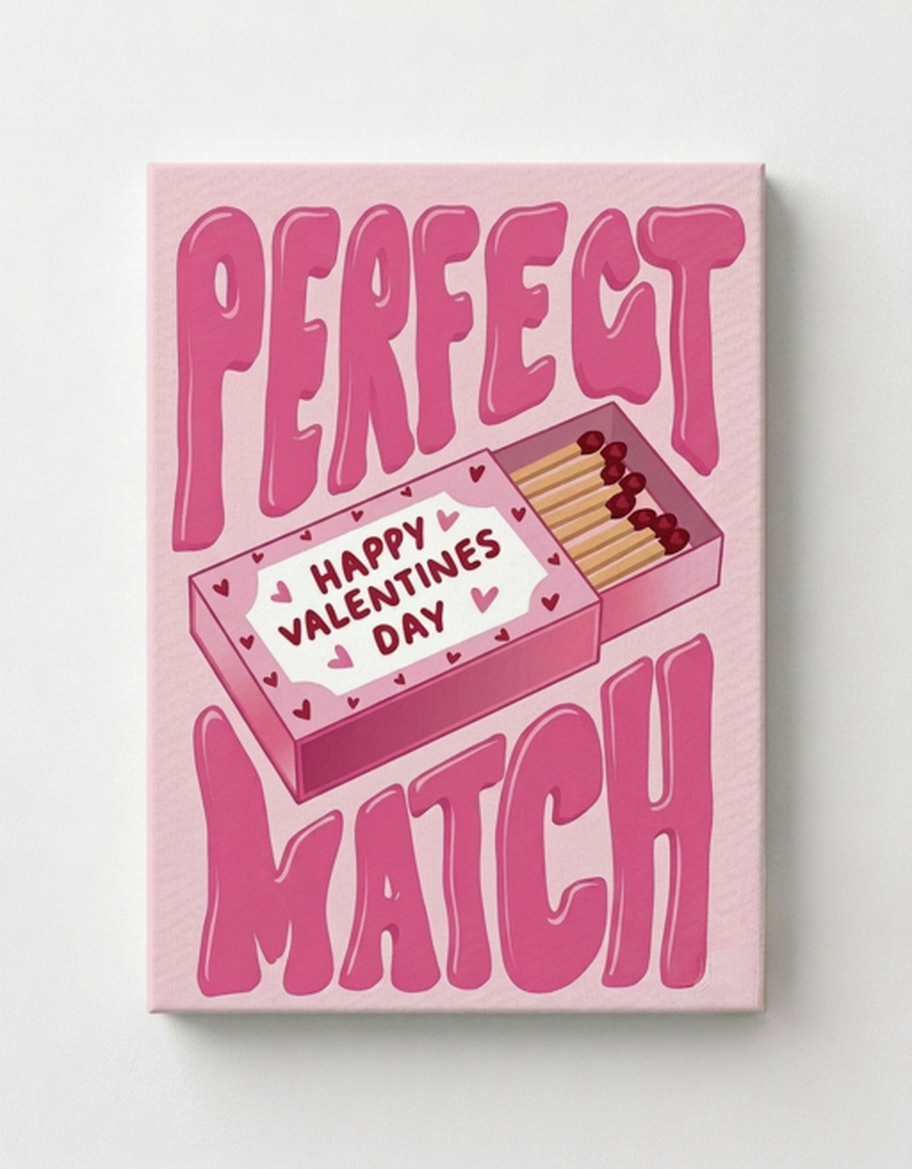 Perfect Match Rhinestone Rhinestone Canvas Art Kit