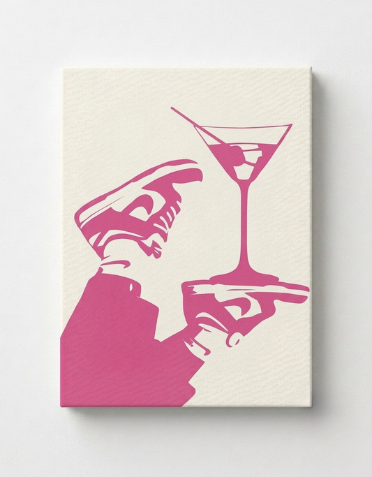 AJ Nike & Martini Rhinestone Canvas Art Kit