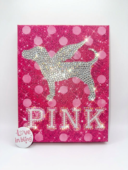 Kit de arte en lienzo con diamantes de imitación de Victoria's Secret